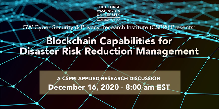 Blockchain Capabilities for Disaster Risk Reduction Management Part 1